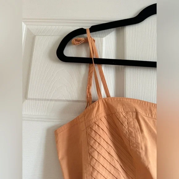 Ulla Johnson Peach Midi Dress - Picture 6 of 10